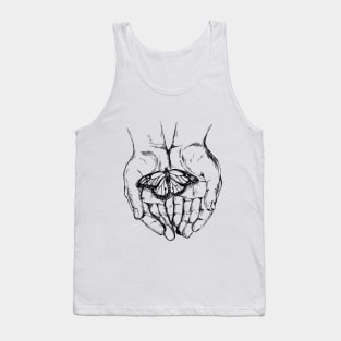 Butterfly in your hands Tank Top